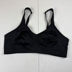 Amoena Marlena Pocketed Wire Free Bra Black 42D‎ Post Surgery